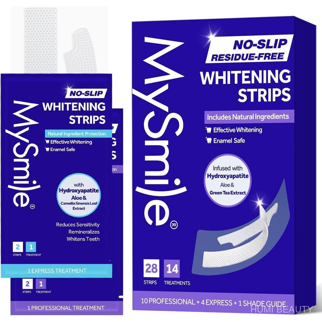 MyileningStrips,Hydroxyapatite-InfuseStrips,Non-Sensitive ToothnerwithhingIngredients,Enamel-Safe,Re