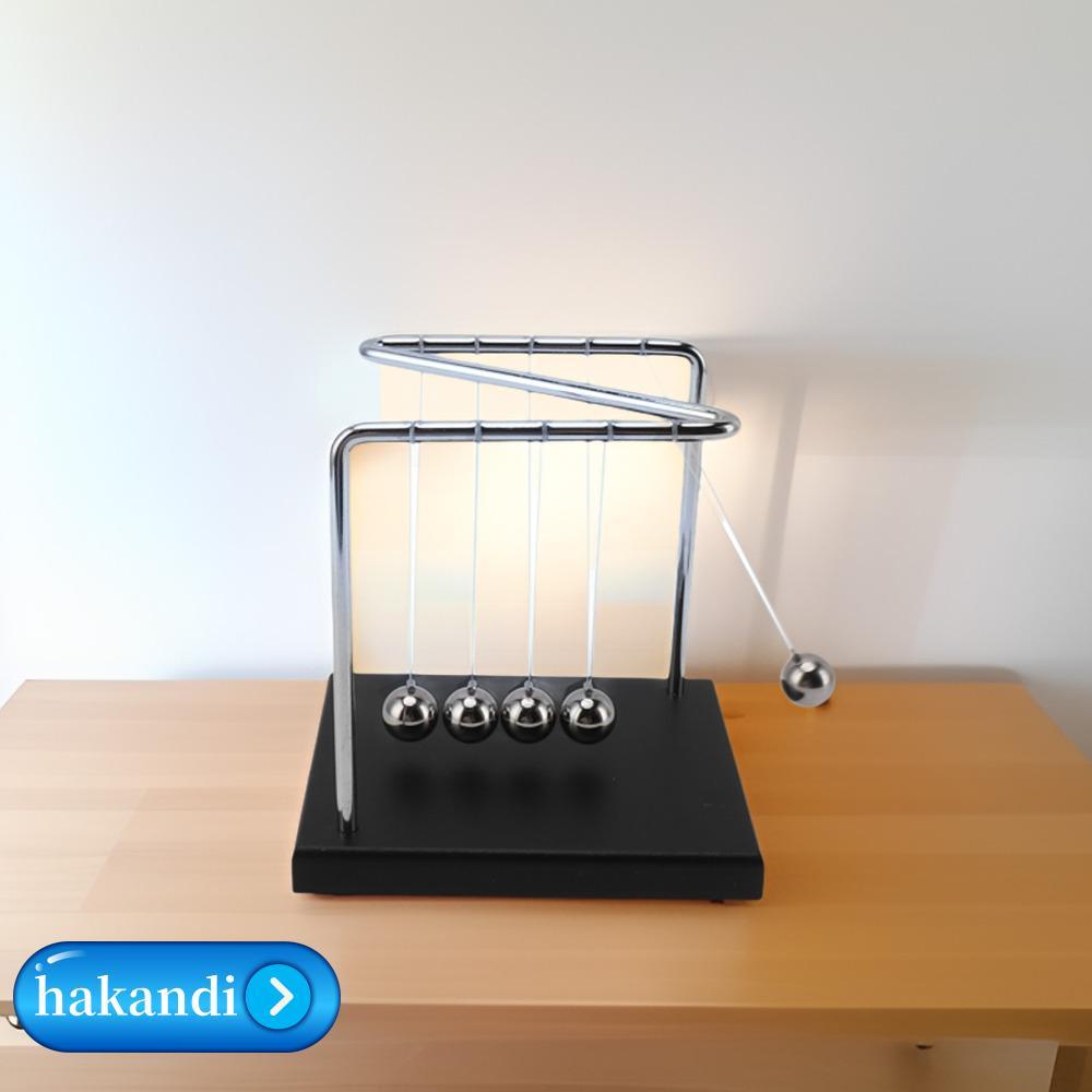 CANICE Desktop Balancing Balls, 5.51x4.65x5.91in N Shape Design Balance Pendulum Ball, Energy Conser