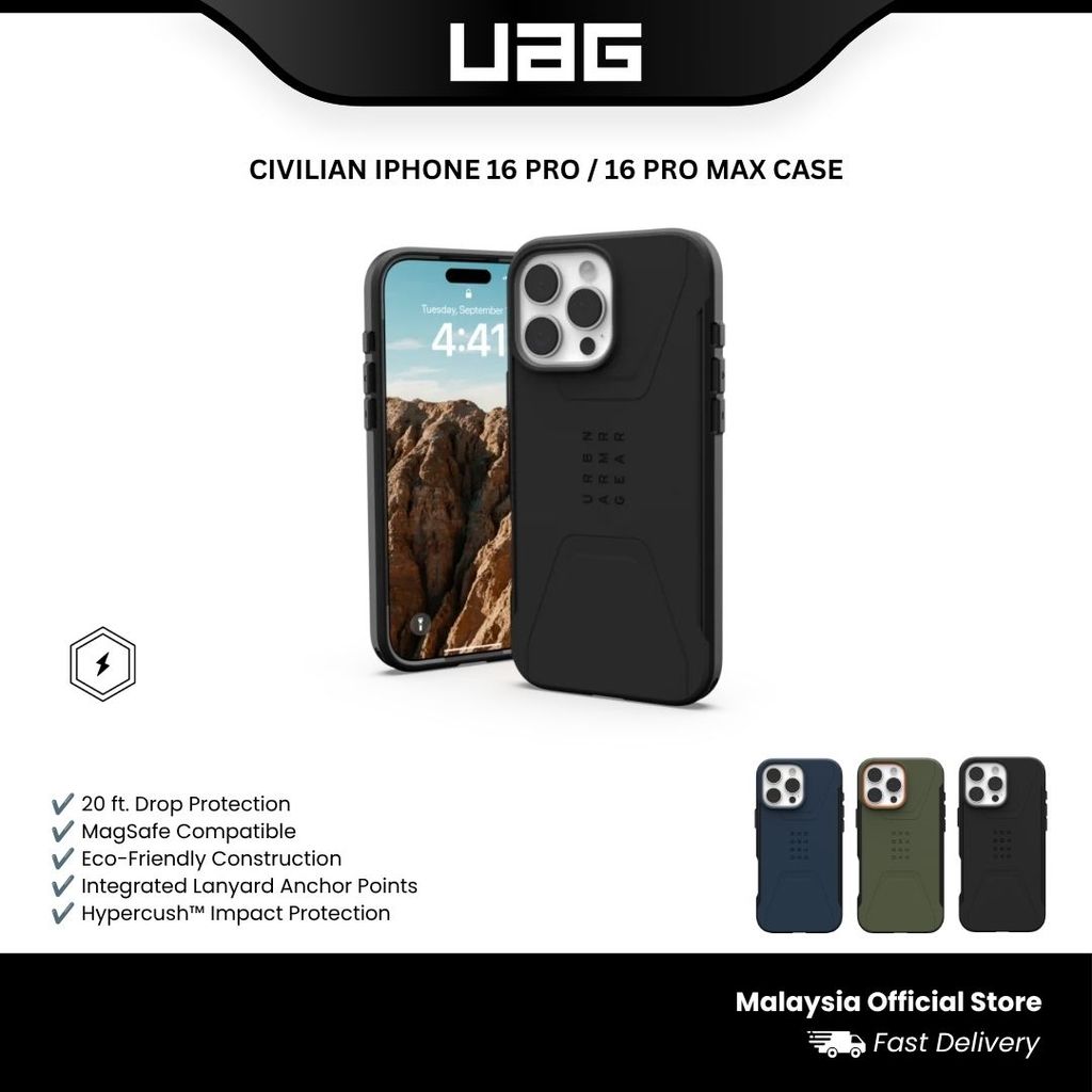 เคส UAG Civilian MagSafe สําหรับ iPhone 16 Series