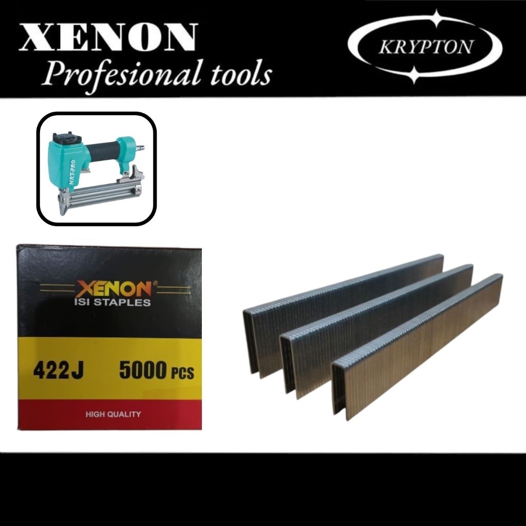 MATA Xenon air nailer Staples Eye Type 413J / 416J / 419J / 422J (ราคาต่อกล่อง 5000 ชิ้น)