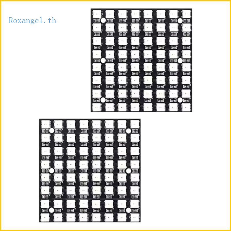 แผงไฟ LED ROX WS2812B สําหรับสร้างโครงการแสงเคลื่อนไหว