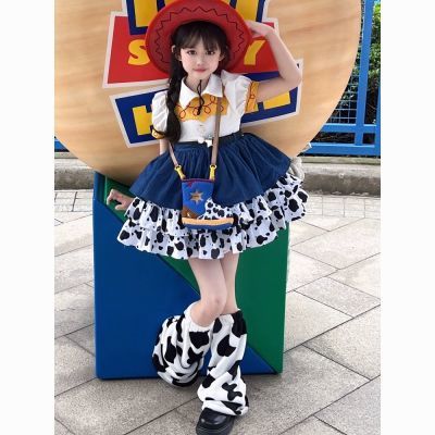 Dopamine Triss Woody Denim Girls Lolita Princess Dress กระโปรงเด็กชุดฤดูใบไม้ร่วงฤดูหนาว20260808