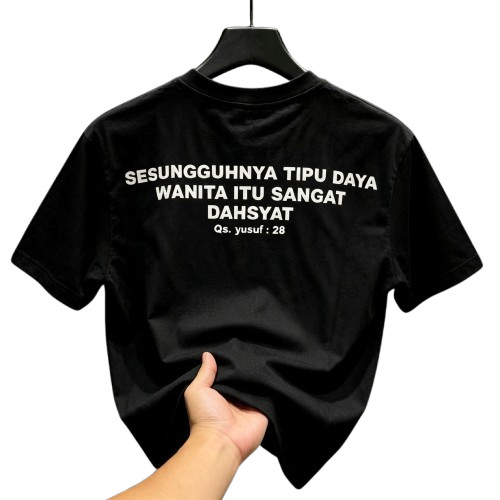 เสื้อยืดผู้หญิง, เสื้อ Distro ผู้ชายและผู้หญิง, Unisex Premium Combed 24S Graphic Tee QTS 11