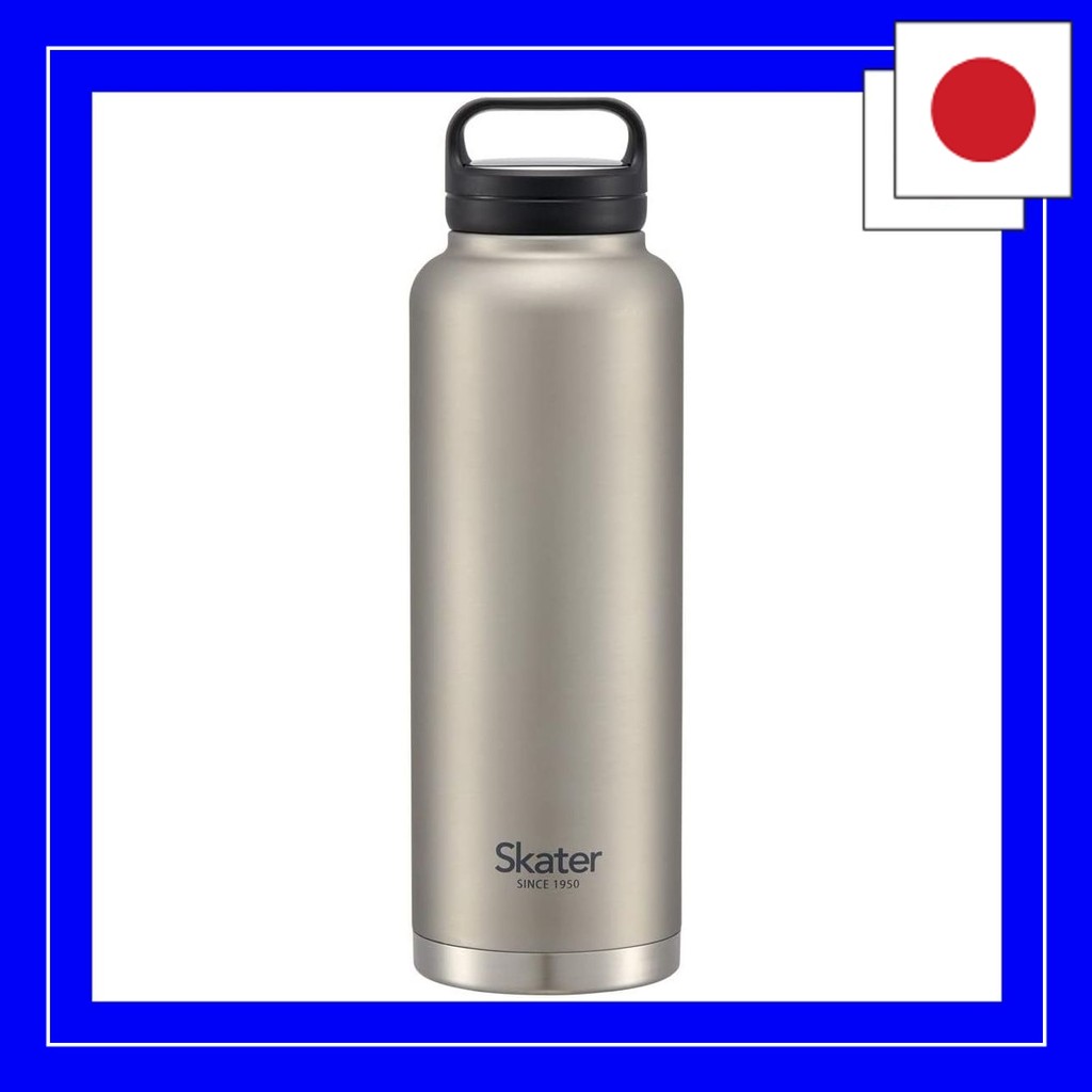 Skater Water Bottle 1500ml 1.5 Liter with Handle Large Capacity Thermal Insulation Stainless Steel M