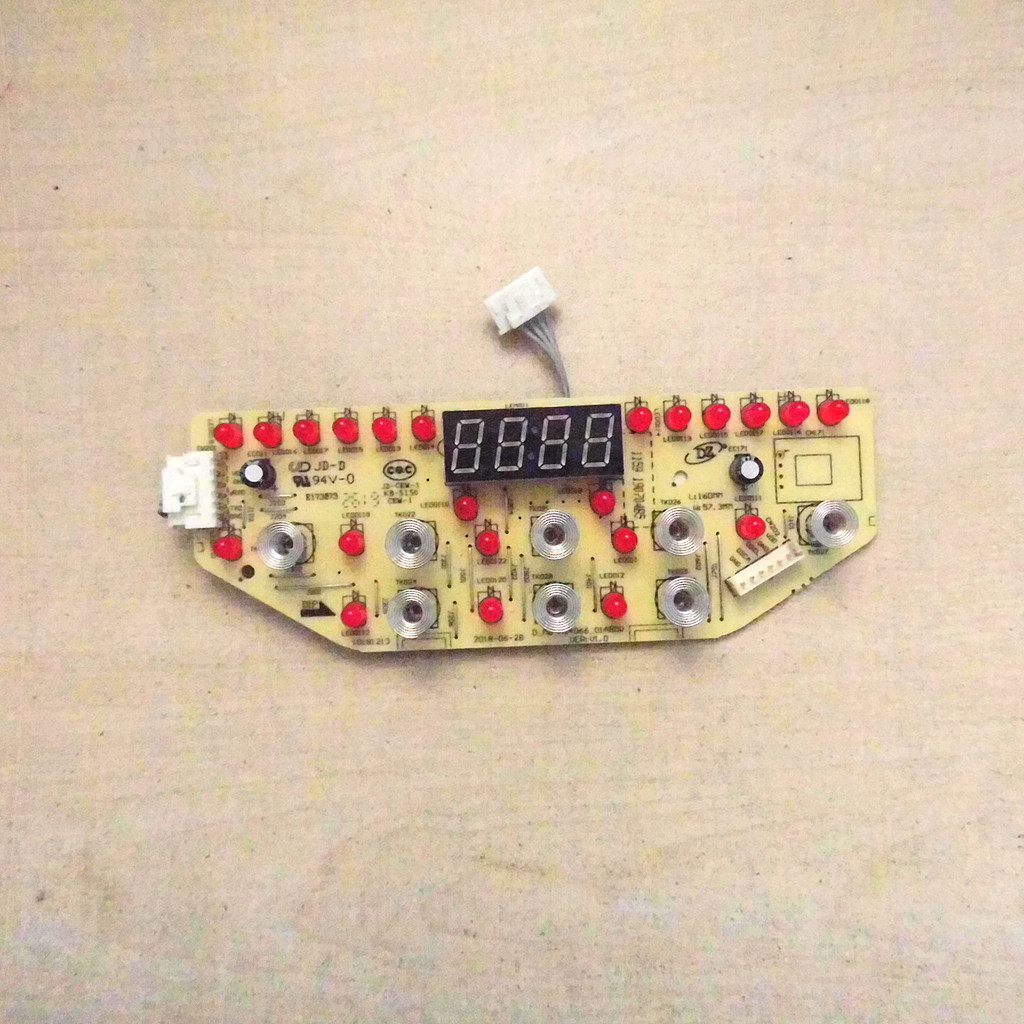 เหมาะสําหรับหม้อหุงข้าวแผงวงจรบอร์ดจอแสดงผลปุ่มบอร์ดบอร์ดไฟ D-MB-HS4066-01AB0V อะไหล่ถอดชิ้นส่วน