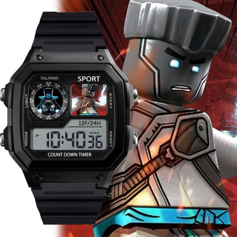 Lego Phantom Ninja Pain Watch Lloyd สินค้าสองมิตินักเรียนนาฬิกาสมาร์ทอินเทรนด์กีฬานาฬิกากันน้ํา