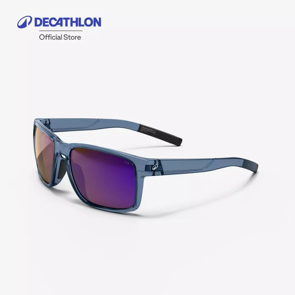 Decathlon Adult Hiking Sunglasses Mh530 Category 3 แว่นกันแดดผู้ใหญ่ประเภท 3 สำหรับใส่เดินป่า รุ่น Mh530 - Blue/Grey
