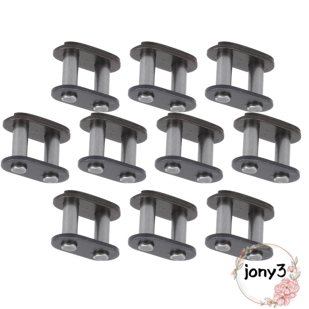 JONY 10PCS T8F Chain Master Link,เหล็กสีเทาMaster Connecting Link,ทนทานน้ําหนักเบาโซ่TVรถจักรยานยนต์