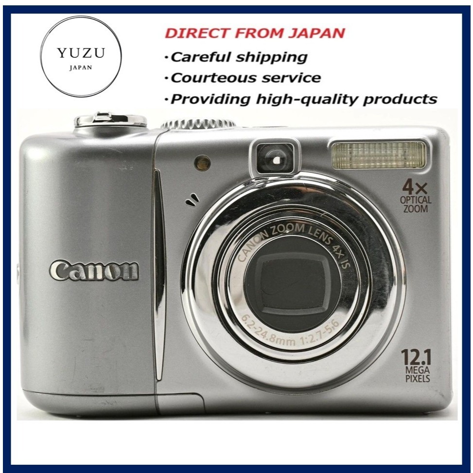 Pre-owned Product Canon PowerShot A1100 IS Silver 12.1MP CCD Digital Camera Vintage Y2K Retro Digica