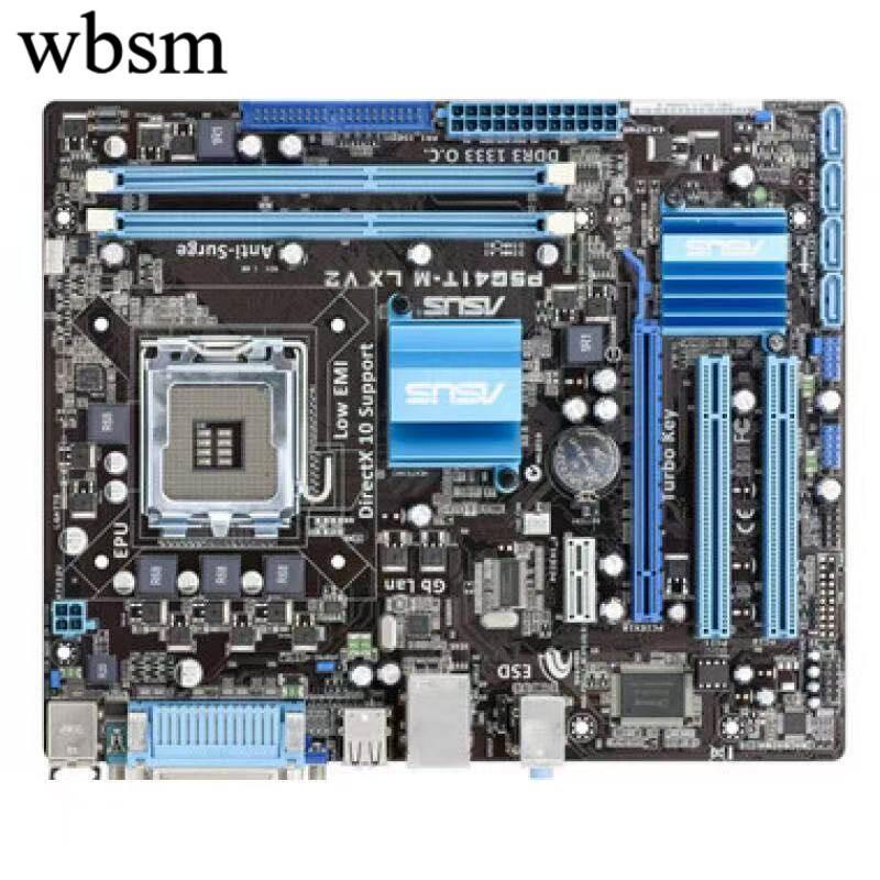 [คอลัมน์เมนบอร์ด] Asus P5G41C-M LX G41 จอแสดงผลเมนบอร์ด 775 พินหน่วยความจํา DDR3 P5G41T-M LX3