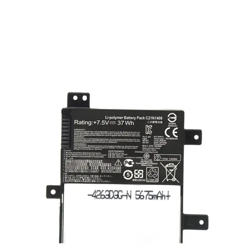 7.6V 37WH สําหรับ ASUS VivoBook 4000 i5 i7 5500U​ MX555 V555U X555UQ X555UA V555L V555LB K555U X555L