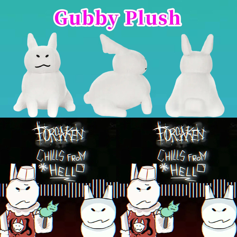 Gubby Plush Doll Soft Forsaken Game‐Inspired ตัวละครรูปตุ๊กตาของเล่นน่ารักสร้างสรรค์สะสมสําหรับเด็กแ
