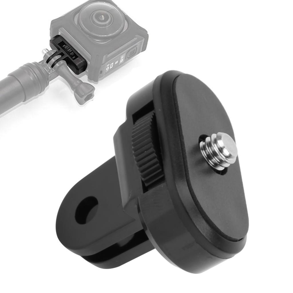 Ruba888 Acooto ขาตั้งกล้องอะแดปเตอร์กล้องแอคชั่นแคมเมรา 1/4 นิ้วสกรู Selfie Stick สําหรับ HDR-AS200V