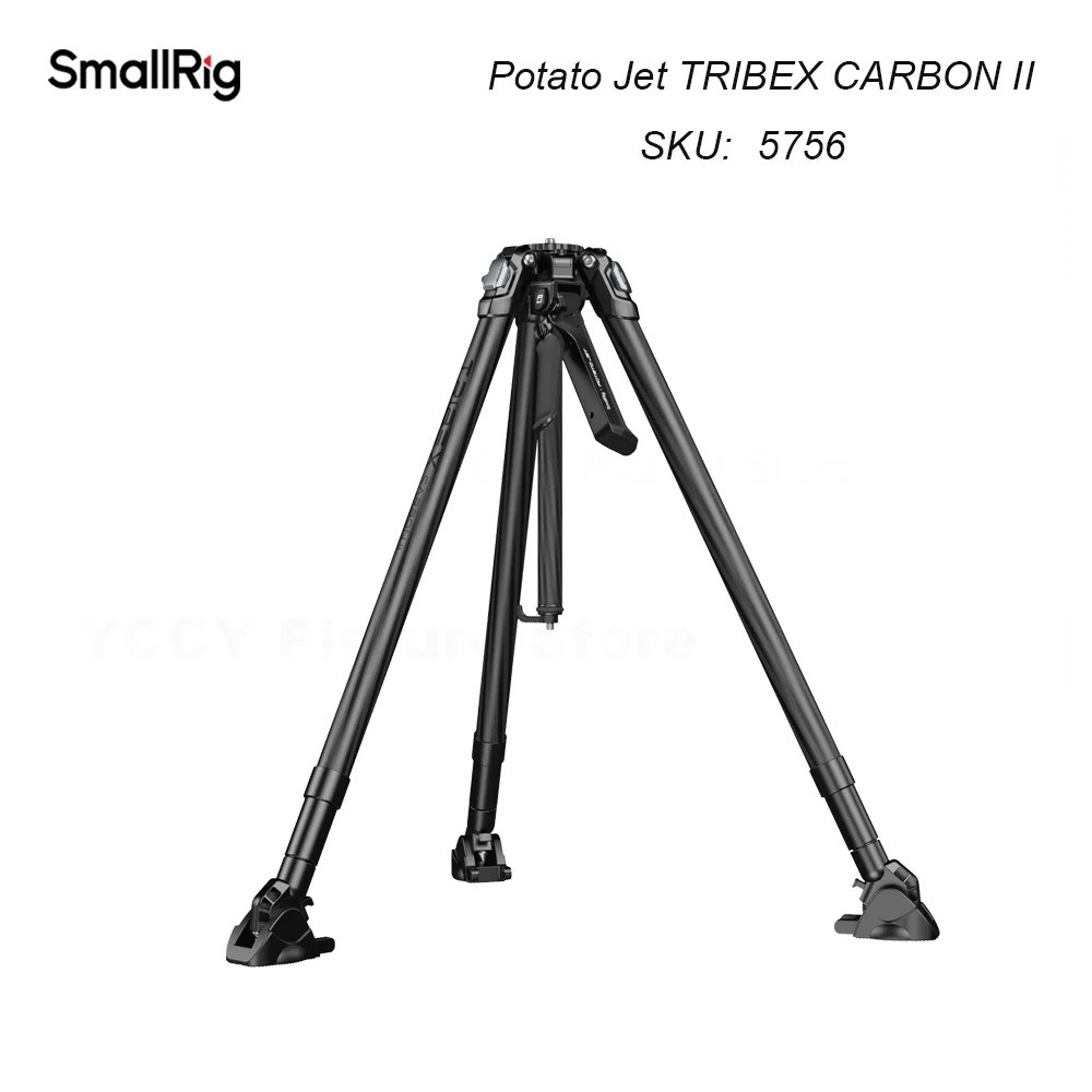 SmallRig x Potato Jet TRIBEX CARBON II ขาขาตั้งกล้องคาร์บอนไฟเบอร์ Olny 5756 โหลดสูงสุด 25 กก. ความส