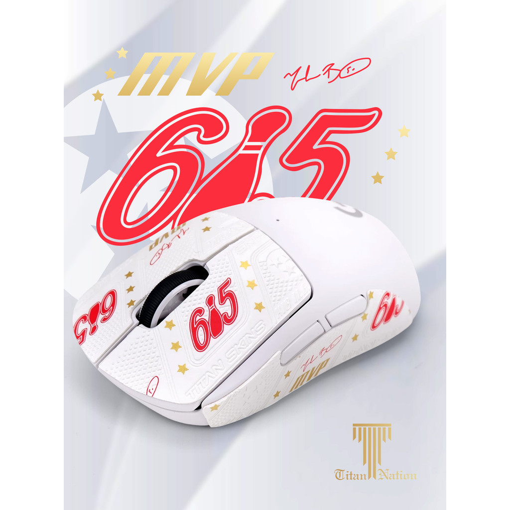 Titan Country Lizard Skin Mouse Anti-slip Anti-sweat สติกเกอร์เหมาะสําหรับ GPW/GPW2/GPW3 Viper Snow 