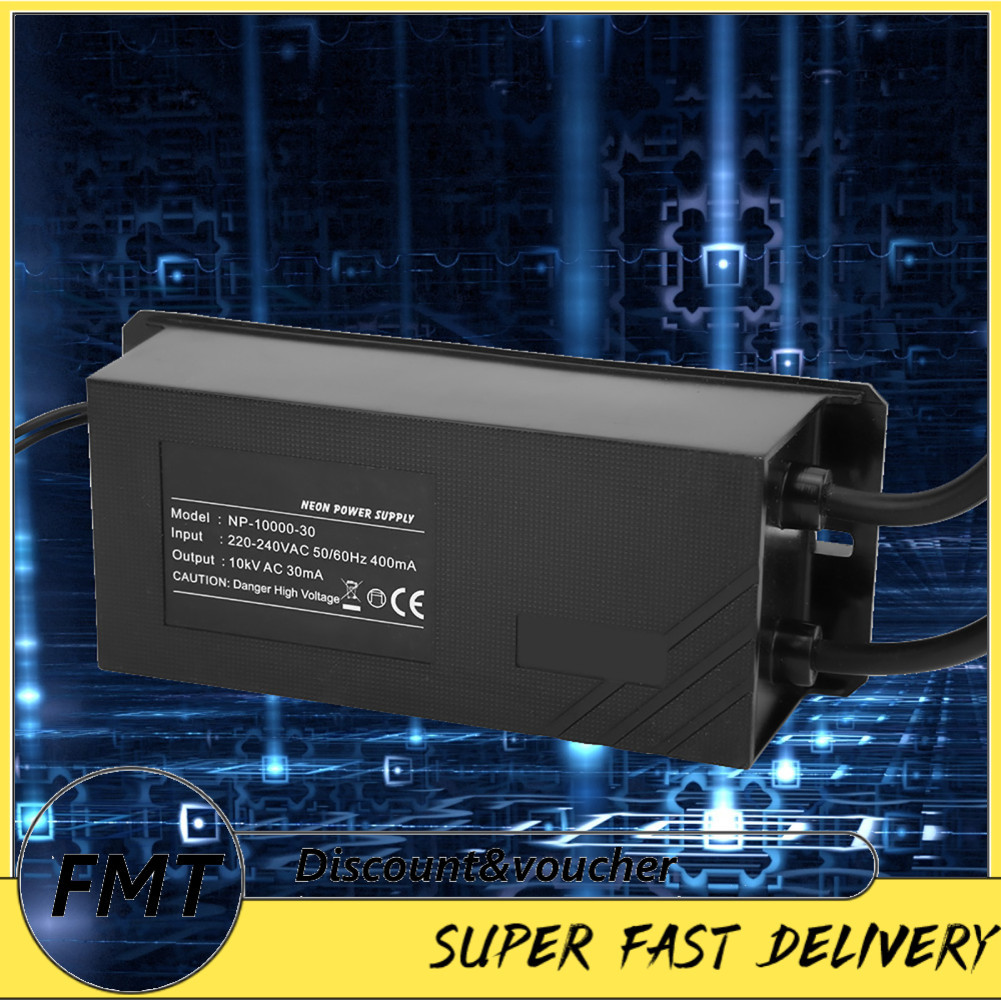 Freemarket Freemarket NP-10000-30 นีออนอิเล็กทรอนิกส์ Transformer ป้ายแหล่งจ่ายไฟ 10KV 30mA