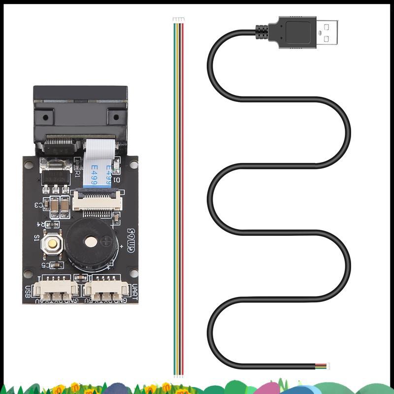 Super GM65 1D 2D Barcode Scanner USB UART PDF417 Bar Code Reader โมดูลรหัส QR สําหรับรถบัสซูเปอร์มาร