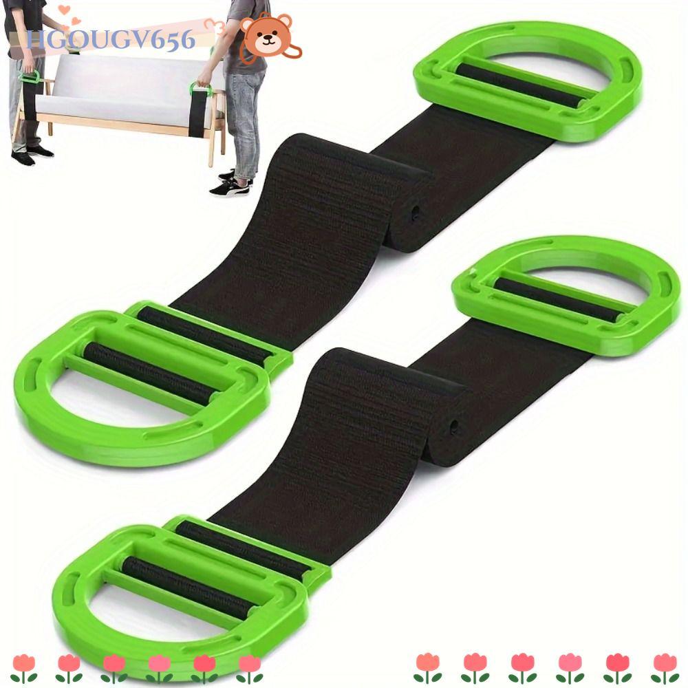 HGOUGVT Moving Lifting Strap, ปรับความยาวสบาย Handle เฟอร์นิเจอร์ Moving Strap, ทนทาน Heavy Duty Nyl