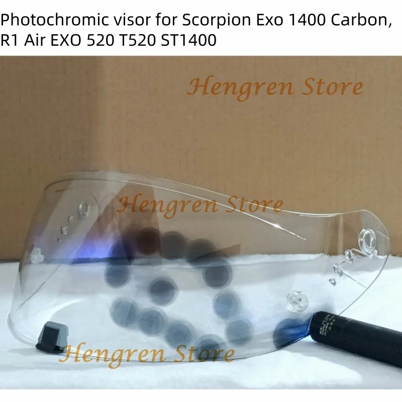 Photochromic Visor สําหรับ Scorpion Exo 1400 คาร์บอน, R1 Air EXO 520 T520 ST1400 EXO 391 เลนส์ Glass