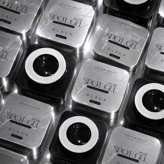 Non wipe SPOT Black Gel เนื้อเจลสีดำ Organail สำหรับขัดผงเล็บโดยเฉพาะ 5-15g -NT nail