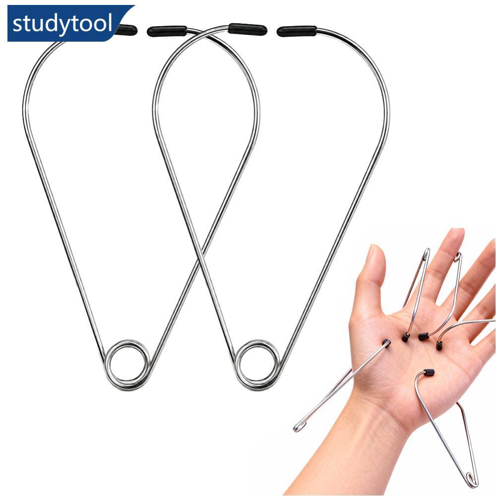 STUDYTOOL 5/10 ชิ้นโลหะนวดกดจุดหนีบมือนวดเท้ากดจุดเครื่องมือจุดสแตนเลสสําหรับกล้ามเนื้อนวดกดจุดการดู