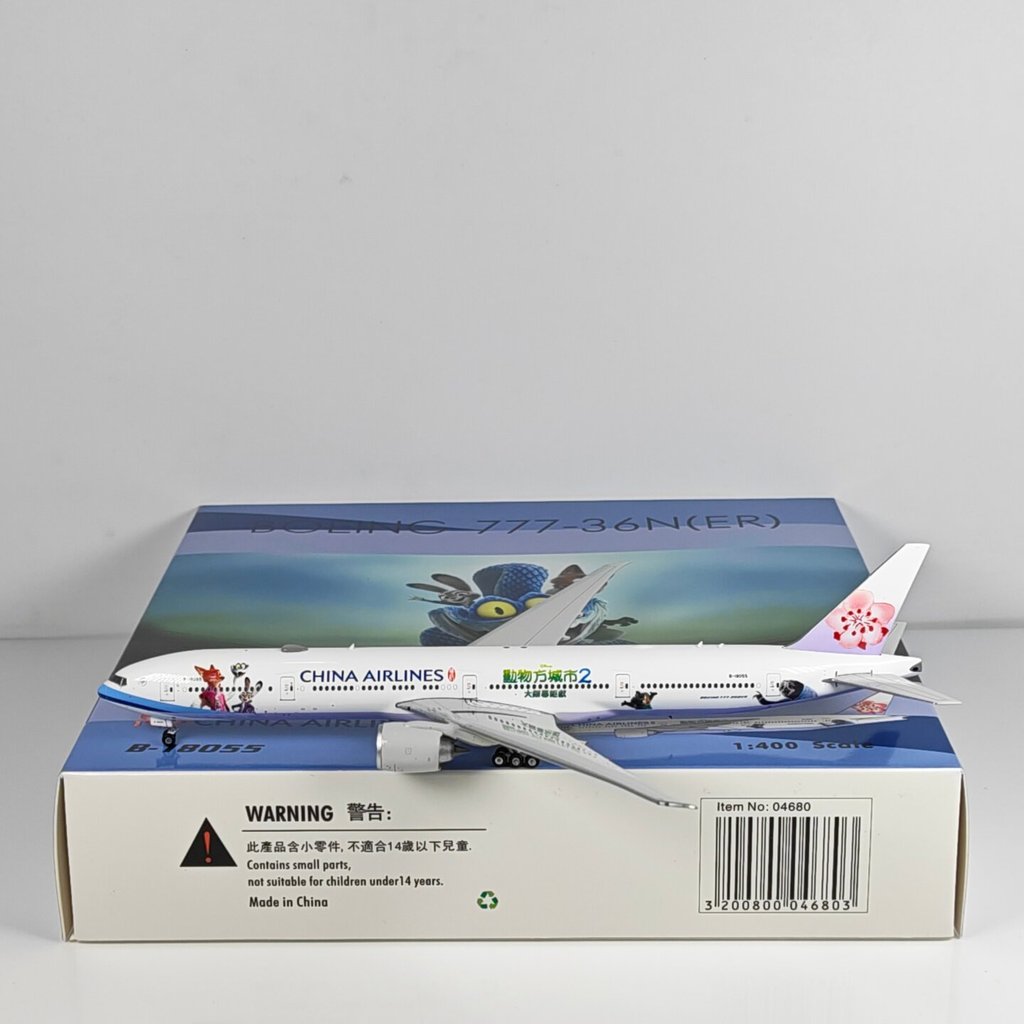 Phoenix 04680 1: 400 China Airlines B777-300ER B-18055 เครื่องบินรุ่น
