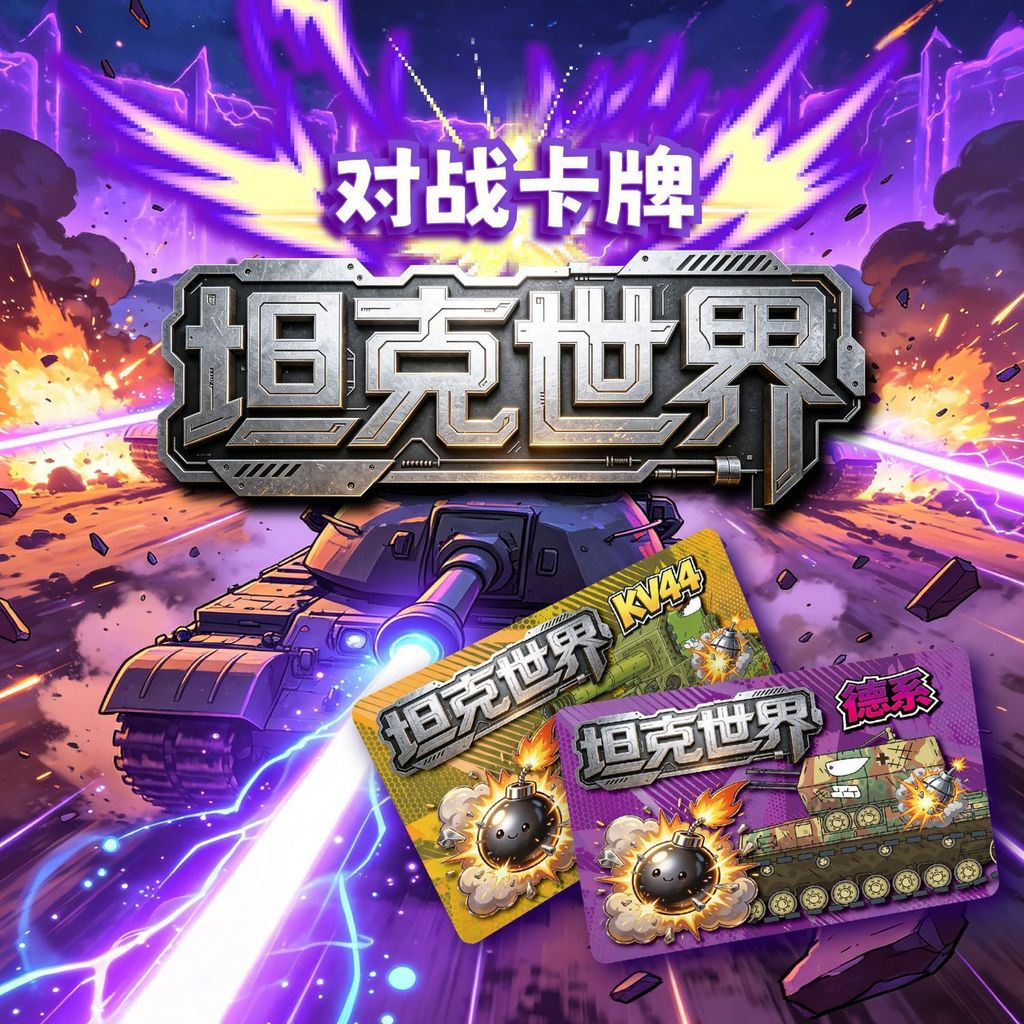 New Product#Tank Cards Fun Tank Game Collection Cards for Children KV44Devil Aircraft and Ship Theme