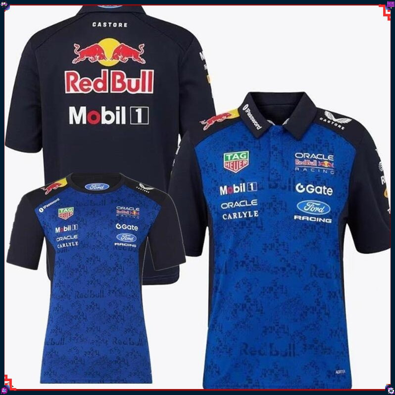 ขายร้อน 2026Oracle Red Bull Racing F1 ทีม Set Up Polo One Racing ชุดเสื้อแจ็คเก็ต Hoodie 1:1S-5XL