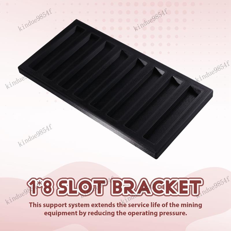 ที่มีประสิทธิภาพ Cooling 8 Slot Bracket สําหรับ Bitcoins NerdMine V2 Mining Rigs พลาสติกและ Easy Ass