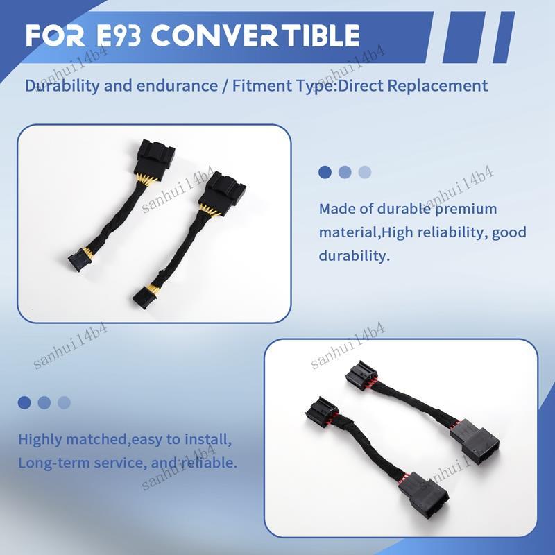 สําหรับ E93 Convertible LED Retrofit อะแดปเตอร์ Harness Kit สําหรับด้านหลัง Light Cluster Retractabl