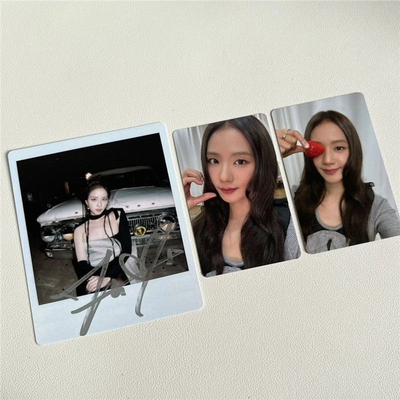 BLACKPINK Mo Jin jisoo jisoo Macau Meeting Photocard โพลารอยด์ Photocard O