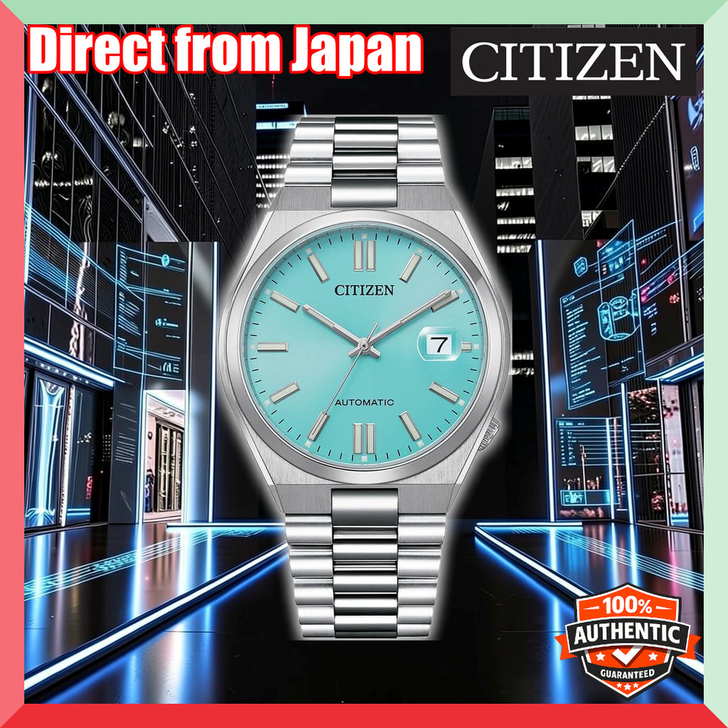 [CITIZEN] CITIZEN TSUYOSA Collection AUTOMATIC Men's Watch NJ0151-88M Sapphire Glass Turquoise Blue 