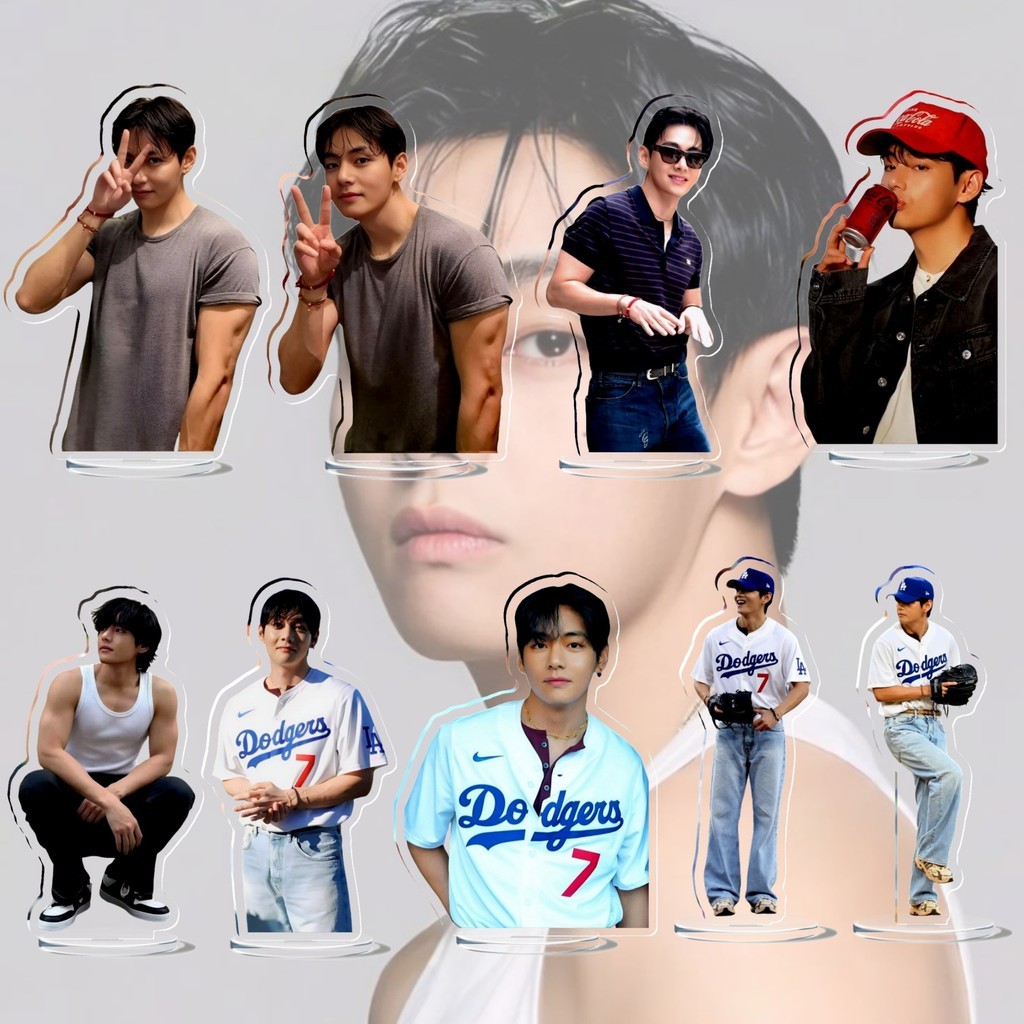 Bulletproof taehyung taehyung Kim taehyung V ขาตั้งอะคริลิค ตกแต่งเดสก์ท็อป สินค้าดาว
