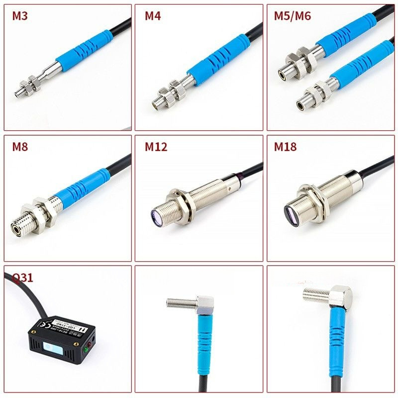 ☽☾ เซนเซอร์เลเซอร์สะท้อนแสง M3‑M18 | สาย3เส้น 24V | สวิตช์อินฟราเรดรุ่นLTD‑03NO อุปกรณ์ตรวจจับ