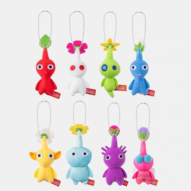 PIKMIN PIKMIN มินิจี้ตุ๊กตาน้ําแข็ง PIKMIN Series ตุ๊กตากระเป๋าจี้ตุ๊กตา