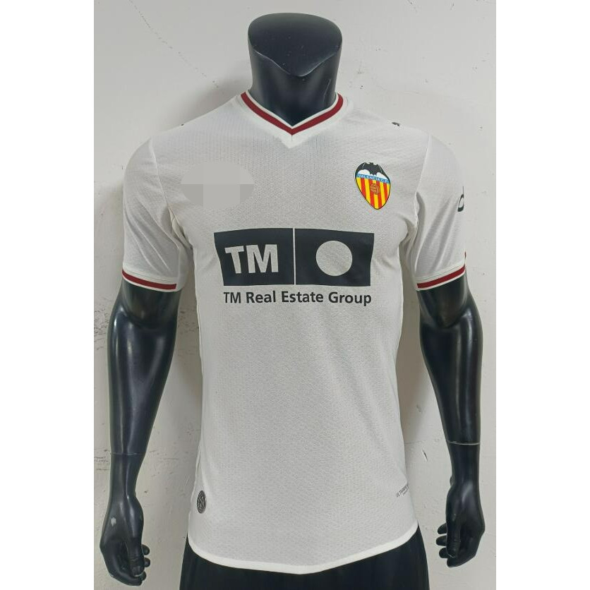 Player Version 2627 Valencia home Short Sleeve Jersey S-2XL