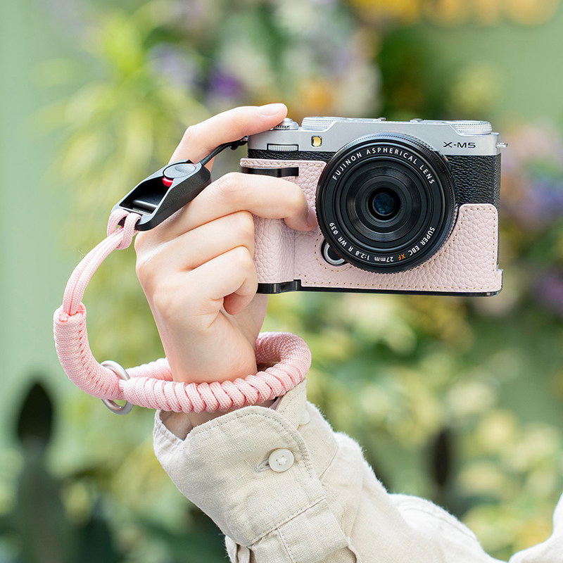 กล้องทอมือสายคล้องมือเหมาะสําหรับ Fuji XE5 XT50XT5 Canon R50R10 Sony ZVE10 รุ่นที่สอง A7M4 Quick Rel