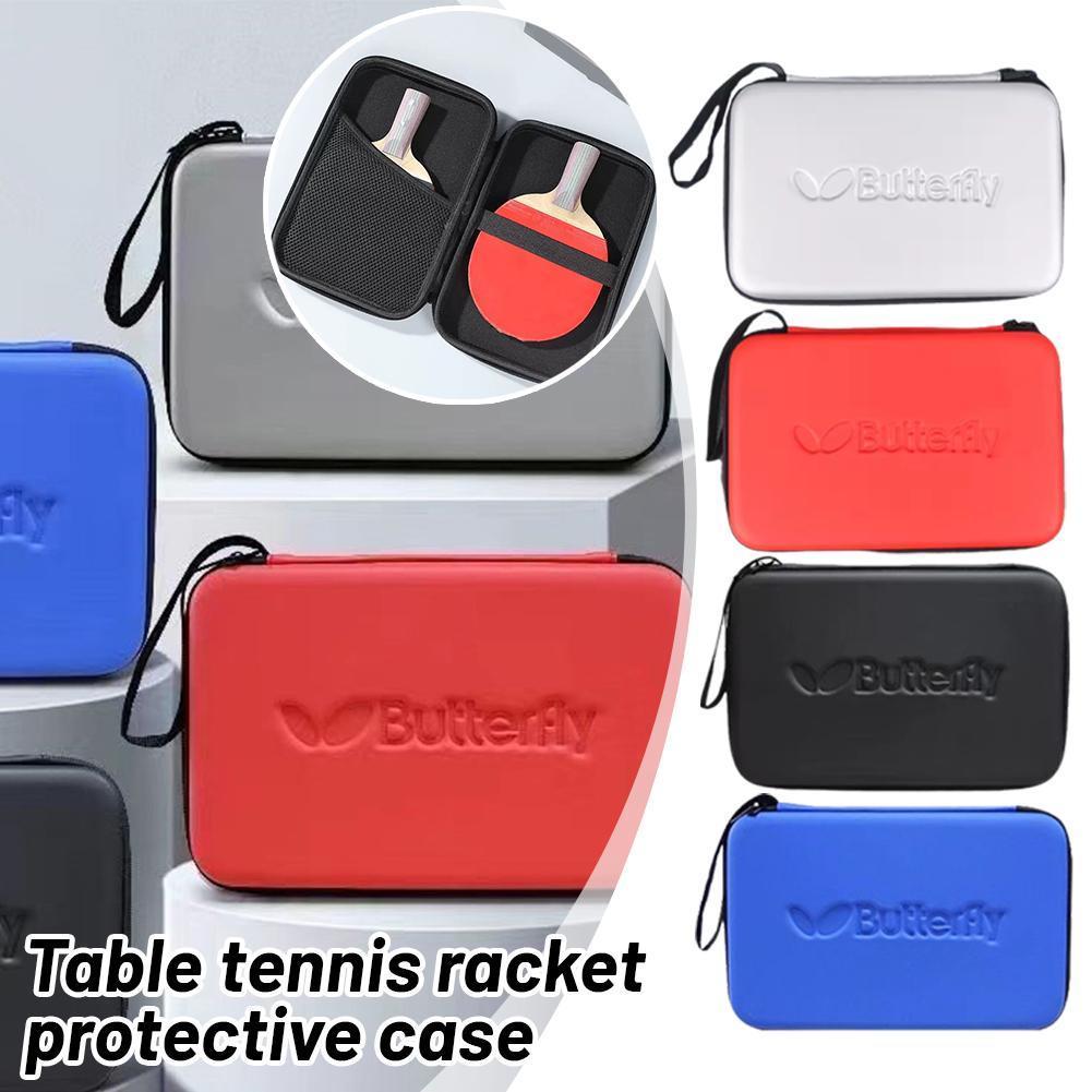 ผีเสื้อไม้ปิงปองกรณีทนทาน Paddle Pouch สําหรับกีฬากลางแจ้งและ Travel Storage Q1u2