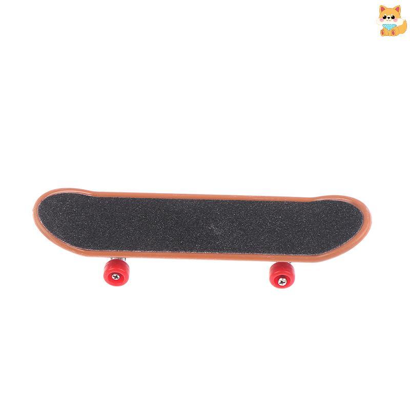 [VI] Fingerboard Mini Finger Skateboard Plastic Finger Skate Scooter Skateboard Toy TH