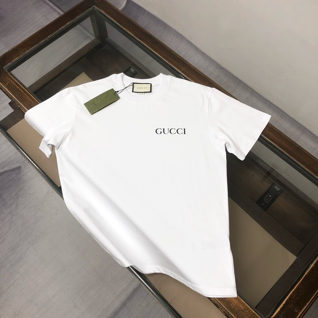 GUCC & I2026 Star Round Neck Short-Sleeved T-Shirt Couple Style Men Style Light Luxury Round Neck Pr