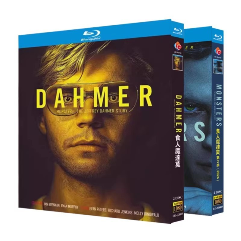 Blu-ray Disc Drama DAHMER - Monster: The Jeffrey Dahmer Story ซีซั่น 1-2 (2022-2024) 4BD G01