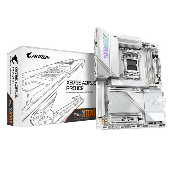 [มือที่สอง] Gigabyte B850M/X870E AORUS ELITE AX ICE PRO AX ICE Sculpture/Magic Eagle/ประติมากรรมเล็ก