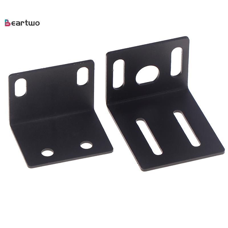 <beartwo-t>ใหม่ 1 ชุดโลหะ 1U Ra Mount Ear ติดตั้ง Jointing พร้อมสกรูสําหรับกล่องกรอบ High Qulaity Wi