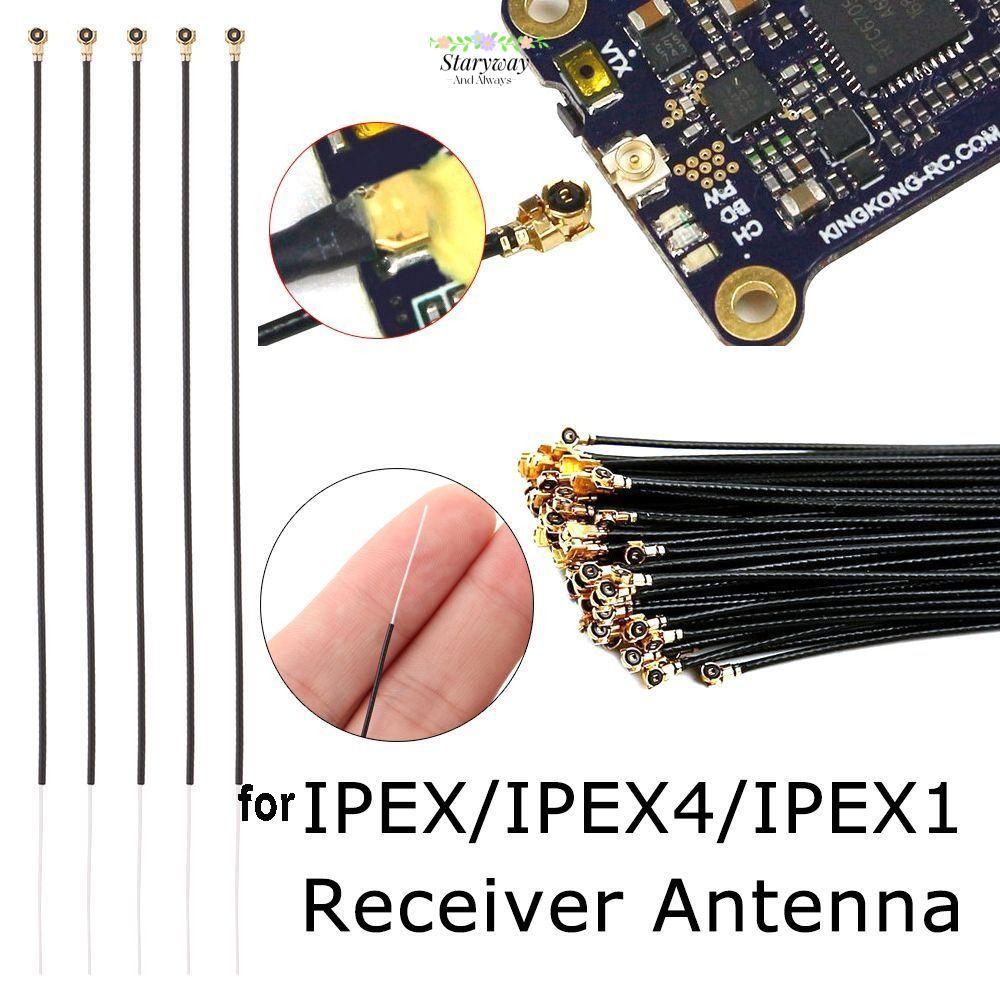 STARYSWAY 2/5/10pcs สําหรับ IPEX/IPEX4/IPEX1 ตัวรับสัญญาณเสาอากาศสําหรับ Frsky 10 ซม.XM XM RC Multir