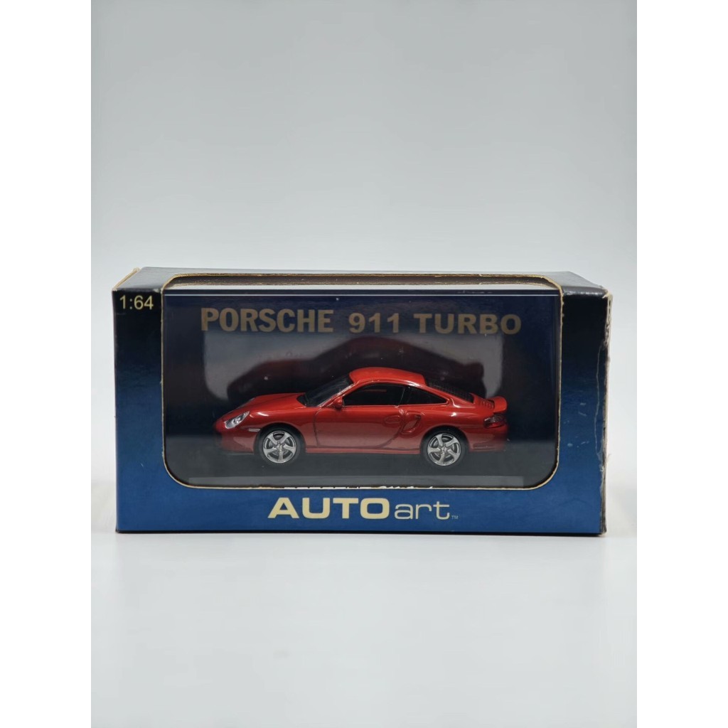 [คลังสินค้าพร้อม] autoart 1/64 autoart aa Porsche 911 (996) Turbo Red Only disassembly Photos Flawle