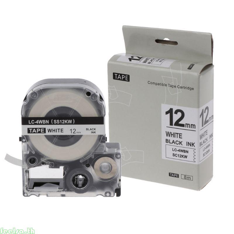 Feela Self Adhensive Label เทป 12 ซม.สําหรับ LC-5WBW LW-300 LW-400 LW-600P 1PC