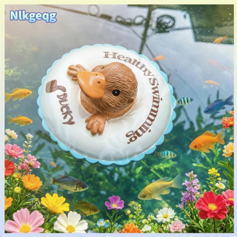 [nlkgeqg] Buoyant Duck-Billed Ornament Buoyant Pond ตกแต่งน้ําหนักเบาสําหรับนักงานอดิเรกตู้ปลา, พิพิ