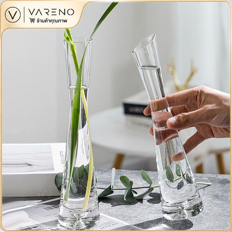 Vareno แจกันดอกไม้แก้วใสแจกันขนาดเล็กไฮโดรโปนิกส์พืชดอกไม้เทอราเรียมหรูหราโต๊ะบ้านตกแต่งงานแต่งงาน