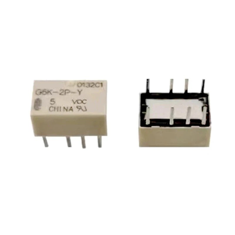 5PCS 10PCS G6K-2P-Y-3VDC G6K-2P-Y-5VDC G6K-2P-Y-12VDC G6K-2P-Y-24VDC สองเปิด 2A สัญญาณรีเลย์