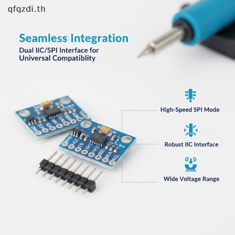 [QQD] GY-291 ADXL345 Digital Accelerometer Sensor Module Low Power Gravity Tilt Sensor สําหรับพัฒนา 